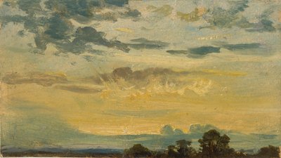 Tramonto estivo, inizio XIX secolo da John Constable
