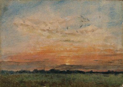 Tramonto da John Constable