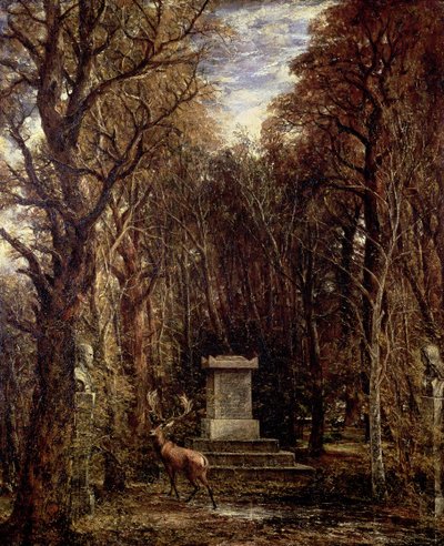 Il cenotafio alla memoria di Reynolds, Coleorton da John Constable