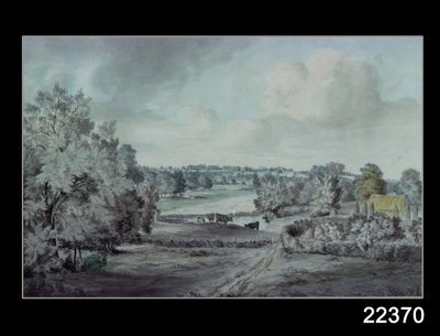 La Valle dello Stour, con la chiesa di Langham in lontananza da John Constable