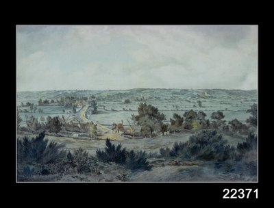 La valle dello Stour, con Stratford St. Mary in lontananza da John Constable