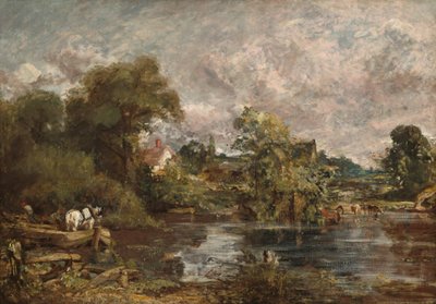 Il cavallo bianco, 1818-1819 da John Constable