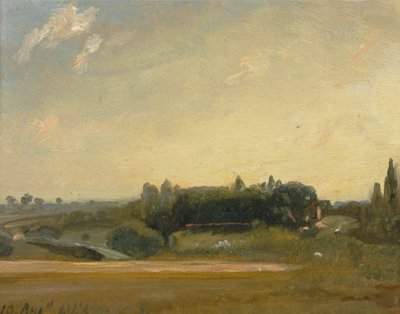 Vista verso il rettorato, East Bergholt da John Constable