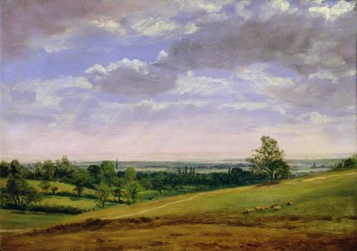 Veduta da Highgate Hill da John Constable