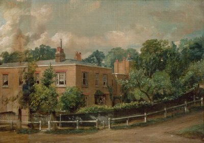 Veduta della terrazza inferiore, Hampstead da John Constable