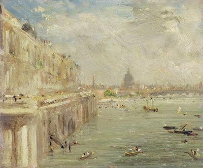 Veduta della terrazza di Somerset House e di St. Paul