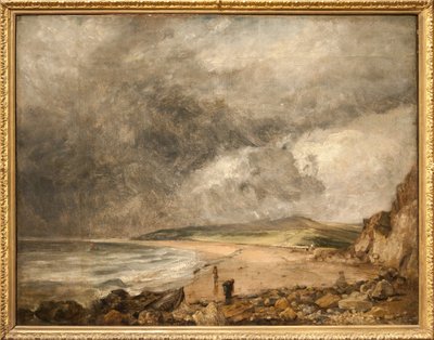 Baia di Weymouth, tempesta in arrivo da John Constable