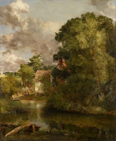 Casa di Willy Lott dallo Stour (La fattoria della valle) da John Constable