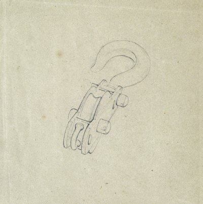 Blocco e gancio, c.1835-38 da John Cooke Bourne