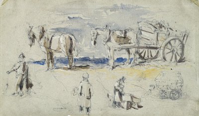 Costruzione della ferrovia Londra-Birmingham, c.1835 da John Cooke Bourne