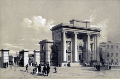 Ingresso alla stazione di Birmingham, settembre 1838 da John Cooke Bourne