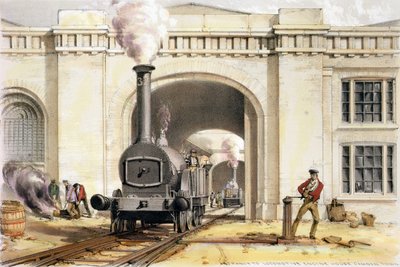 Ingresso alla Casa della Locomotiva, Camden Town, inciso dall