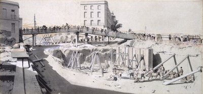 Granby Street, Hampstead Road, 13 agosto 1836 da John Cooke Bourne