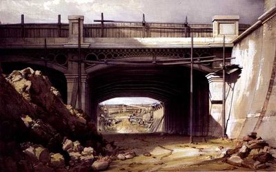 Ponte di Hampstead Road da John Cooke Bourne