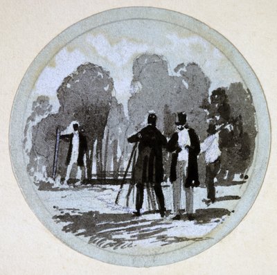 Livellamento, London & Birmingham Railway, c.1838 da John Cooke Bourne