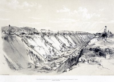 Taglio di Tring, 19 giugno 1837 da John Cooke Bourne