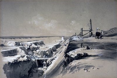 Taglio di Tring, Hertfordshire, anni 1830 da John Cooke Bourne