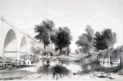 Viadotto sul fiume Blythe, ferrovia Londra-Birmingham, 1839 da John Cooke Bourne