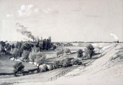 Rilevato di Watford, Hertfordshire, 29 ottobre 1837 da John Cooke Bourne