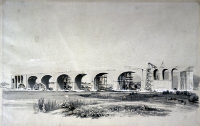 Viadotto di Wolverton, 30 giugno 1837 da John Cooke Bourne