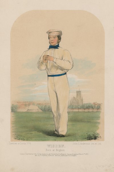 Ritratto di John Wisden da John Corbet Anderson