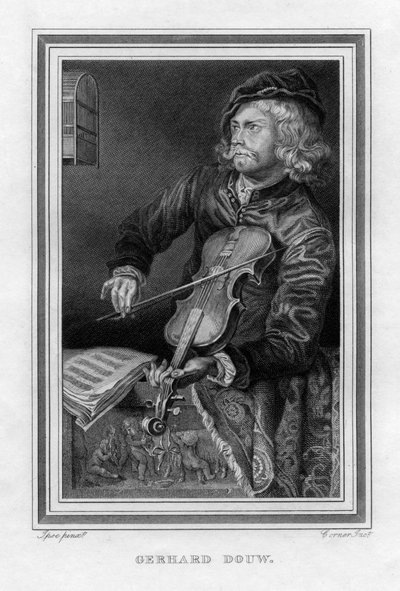 Gerrit Dou, pittore olandese da John Corner