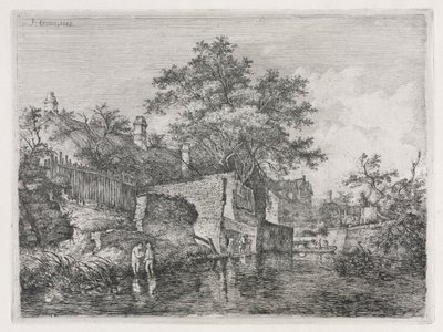 Facciata dei Nuovi Mulini, 1813 da John Crome