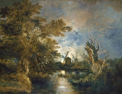 Chiaro di Luna sul Fiume Yare da John Crome