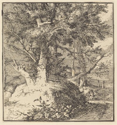 Albero su un tumulo da John Crome