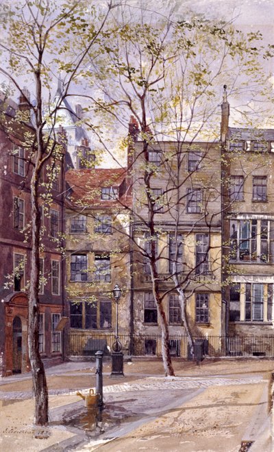 Inner Temple, Londra, 1880 da John Crowther