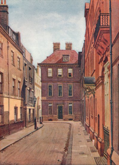 Casa del giudice Jeffreys, Delahay Street, Westminster, Londra, c1880 1926 da John Crowther