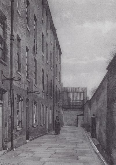 Londra perduta: Marshalsea Place, parte della prigione dei debitori da John Crowther