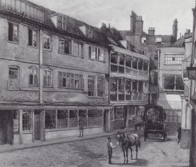 Londra perduta: Cortile del George Inn, Borough da John Crowther