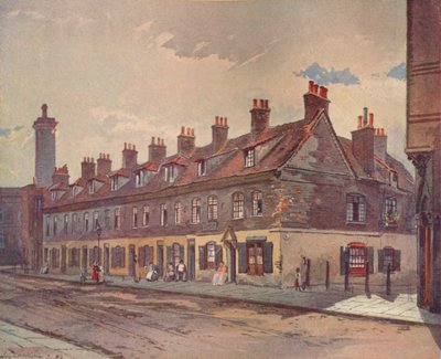 Vecchie case in Pye Street, Westminster, Londra, 1883 1926 da John Crowther