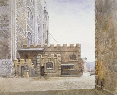 Ufficio delle armi alla base della Torre Bianca, Torre di Londra, Stepney, Londra da John Crowther