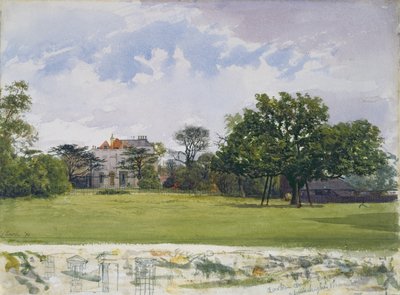 Vista laterale della Turret House, Lambeth, 1880 da John Crowther