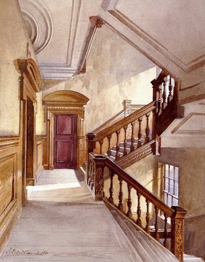 Casa di Sir Christopher Wren, Botolph Lane, Londra da John Crowther