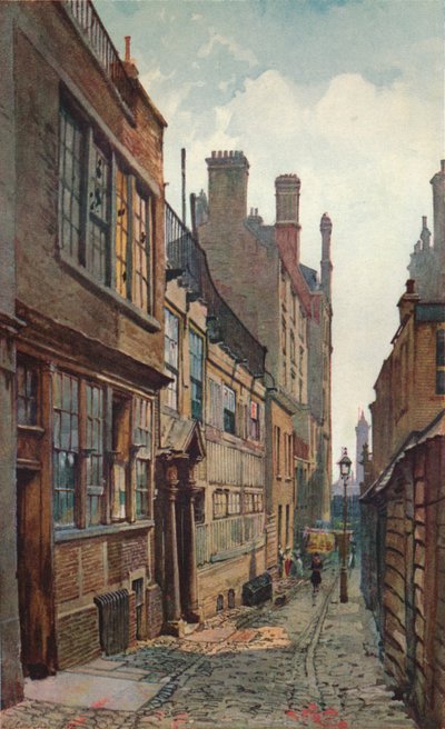 Strand Lane, verso il fiume, 1926 da John Crowther