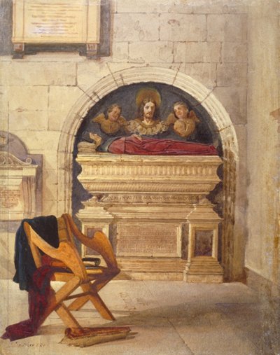 Tomba del Dr John Yonge, Rolls Chapel, Chancery Lane, Londra da John Crowther
