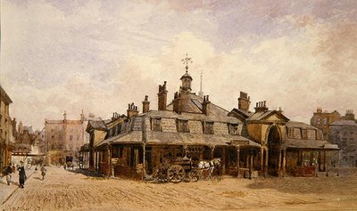 Vista del mercato di Oxford, St. Marylebone, c.1880 da John Crowther