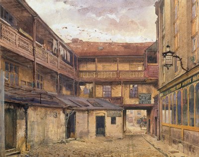 White Hart Inn, Southwark, 1879 da John Crowther