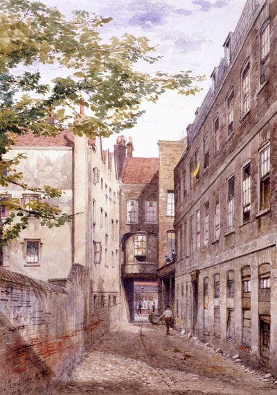 White Horse Inn, Fetter Lane, Londra, 1882 da John Crowther