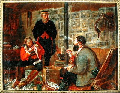 Studio per un arrivo benvenuto, c.1855-56 da John Dalbiac Luard