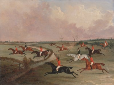 La Caccia del Quorn in Piena Corsa: Secondi Cavalli da John Dalby