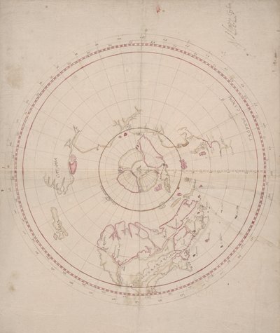 Humfray Gylbert cavaliere la sua carta, c.1582 da John Dee
