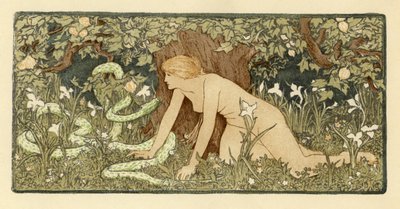Eva e il Serpente da John Dickson Batten
