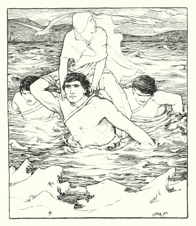 Illustrazione per La storia di Deirdre da John Dickson Batten
