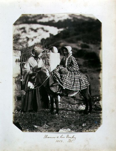 Eleanor e il suo asino da John Dillwyn Llewelyn