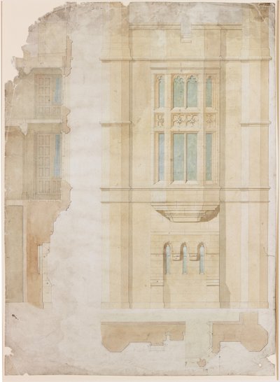 Progetto per finestra oriel, Holme Eden da John Dobson