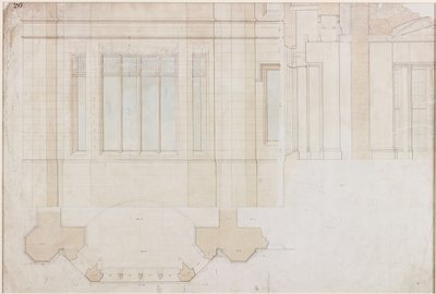 Progetto per finestra a Holme Eden da John Dobson